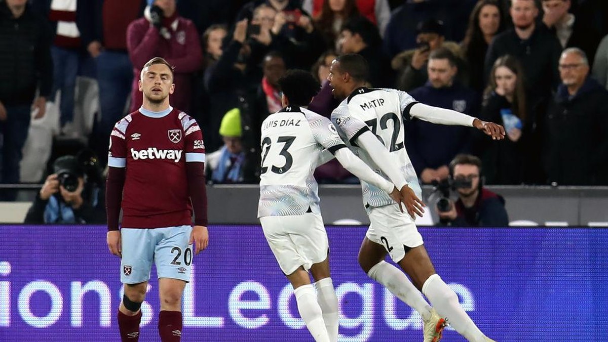 Liverpool menang 2-1 di kandang West Ham United berkat gol Joel Matip (PA Images via Getty Images/Simon Marper - PA Images)