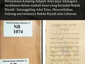 Asal Mula Lebaran Kupat dalam Naskah Kuno, Terinspirasi Tradisi Era Majapahit Asal Mula Lebaran Kupat dalam Naskah Kuno, Terinspirasi Tradisi Era Majapahit