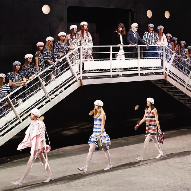 Lagerfeld sebagai direktur kreatif Chanel/