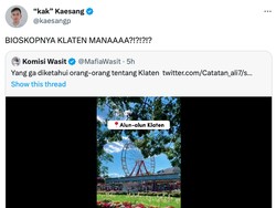 Saat Kaesang Tanya, Bioskopnya Klaten Mana?
