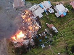 KKB Bakar 5 Rumah Warga di Puncak Papua Tengah
