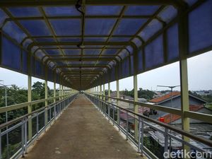 Pembangunan Skybridge Stasiun Bojonggede Rampung, tapi Belum Bisa Digunakan Pembangunan Skybridge Stasiun Bojonggede Rampung, tapi Belum Bisa Digunakan
