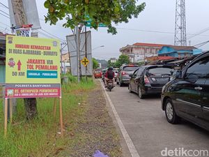 Arus Balik Via Purbalingga Padat, Hindari Jam Macet Menuju Tol Pemalang