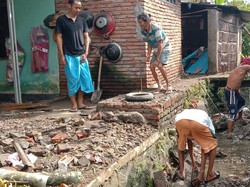 629 KK Terdampak Banjir di Praya, 7 KK Mengungsi