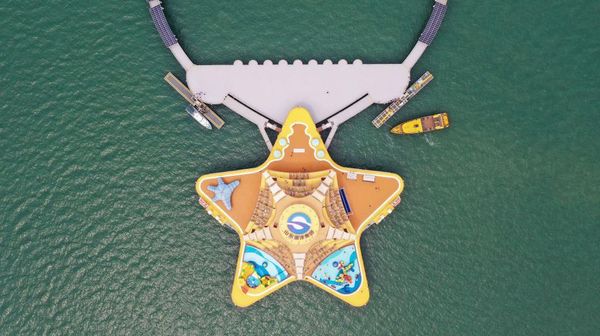 Lihat Lebih Dekat Bintang Laut Raksasa di China