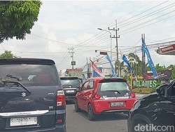 Lebaran Ketupat, Perbatasan Nglames Masuk Kota Madiun Merayap 1 Km
