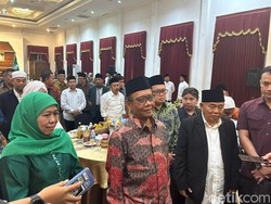 Mahfud Md Bantah Bahas Politik Dengan Khofifah: Saya Halal Bihalal!