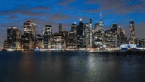 Menikmati Senja Memukau di New York