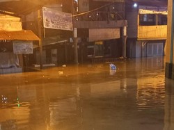 Kampung Aur Medan Banjir, Ketinggian Air Capai 1,2 Meter