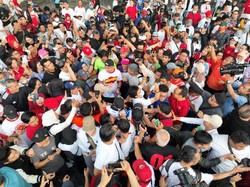 Lari di GBK, Ganjar Ingatkan Masyarakat Jaga Kondusivitas Pemilu 2024