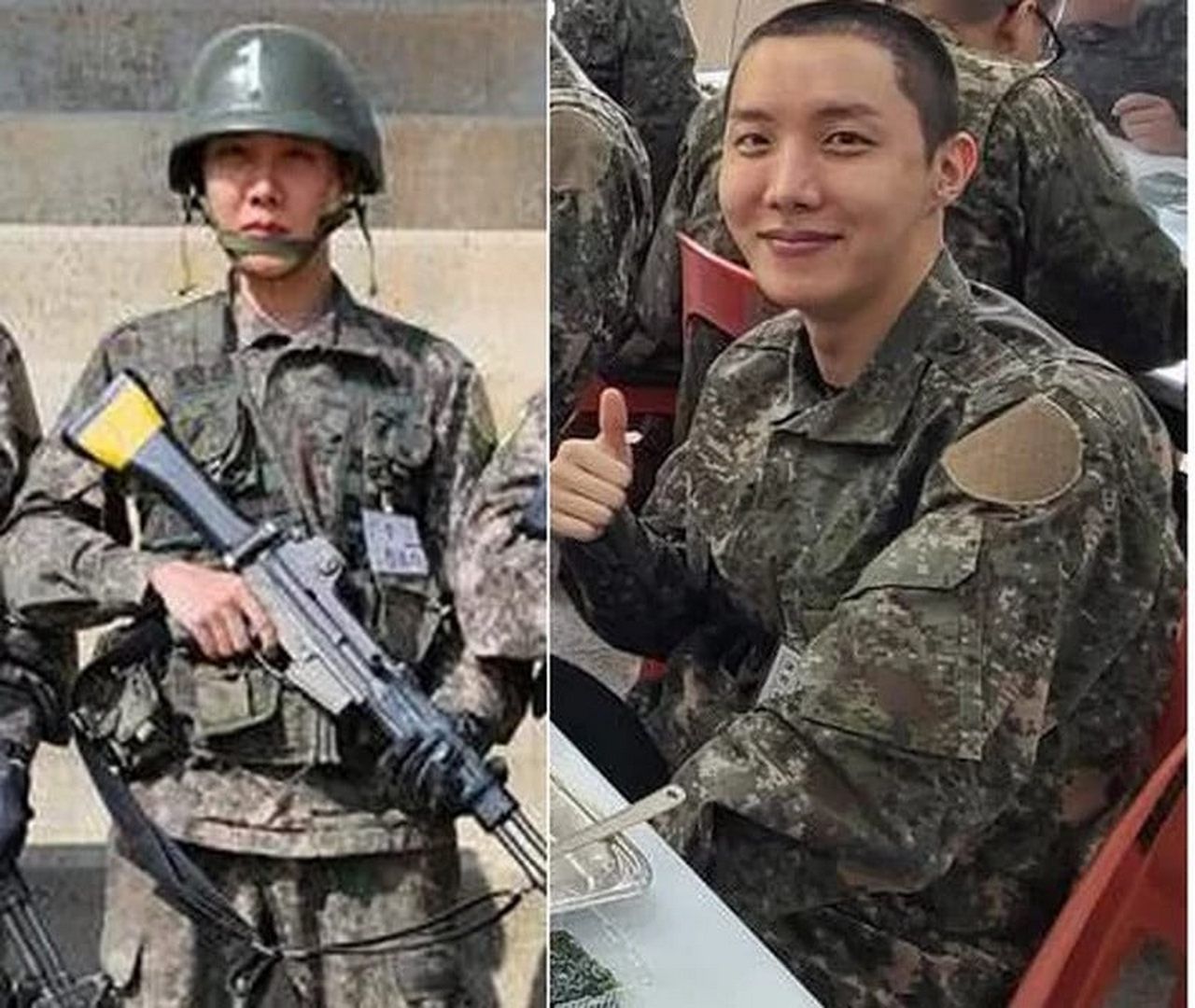 J-Hope BTS jalani pelatihan wajib militer