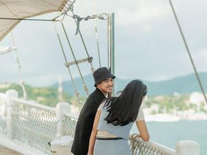 Erina Gudono dan Kaesang Mesra-mesraan di Pulau Rinca