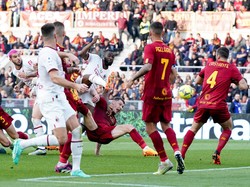 Berbalas Gol di Injury Time, AS Roma Vs AC Milan Tuntas 1-1