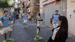 Foto: Atmosfer Juara Napoli Sudah Terasa di Kota Naples