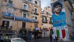 Foto: Atmosfer Juara Napoli Sudah Terasa di Kota Naples