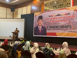 Prabowo Dialog di Sumbar: Kakek Saya Sekretaris Hatta, Bapak Anggota Sjahrir