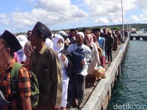Asyik! Ratusan Santri Asal Sumenep Balik Mudik Gratis