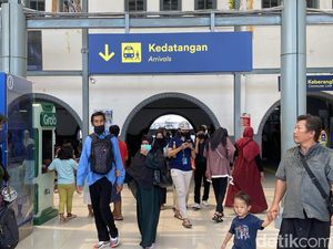 KAI Catat Ada 43 Ribu Pemudik yang Tiba di Jakarta Hari Ini