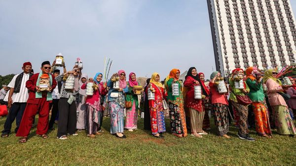 Suasana Silaturahmi Tempo Doeloe dengan Lebaran Kukusan di Depok
