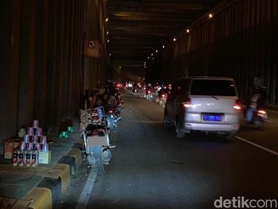 Walau Berbahaya, Masih Banyak Pemudik Berhenti di Lingkar Nagreg