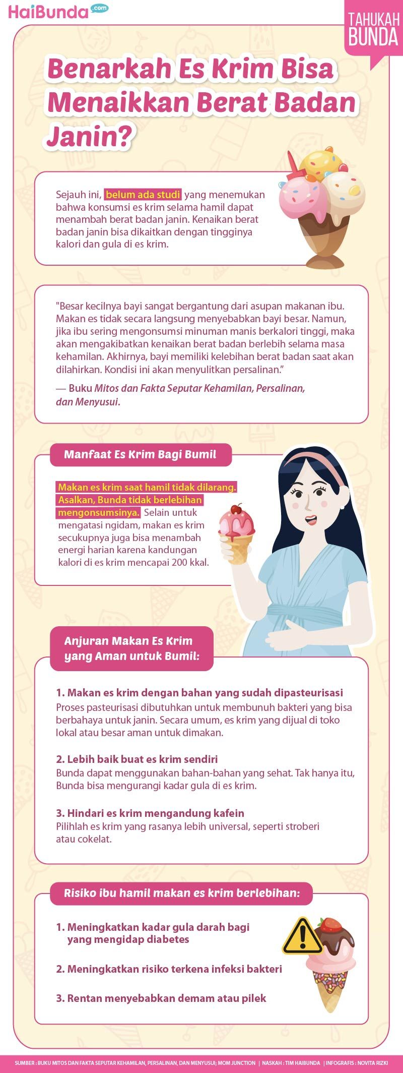 Banner es krim untuk ibu hamil