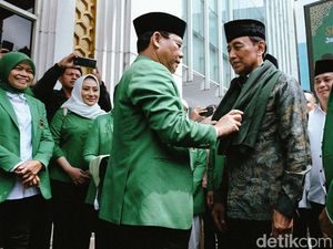 Ketum PPP Tegaskan Pertemuan dengan Wiranto Tak Bahas Cawapres