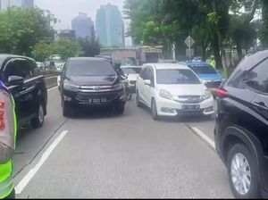 Ada May Day di DPR, Lalin Jl Gatsu Arah Grogol Dialihkan ke Gerbang Pemuda