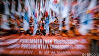 Penampakan Massa Demo May Day Long March di Jakarta