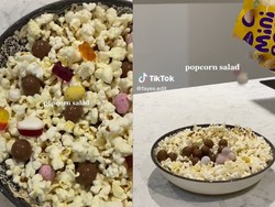 Unik! Ini Salad Popcorn, Kreasi Camilan Manis yang Viral di TikTok