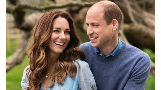 Potret Pangeran William dan Kate Middleton dari Kerajaan Inggris.