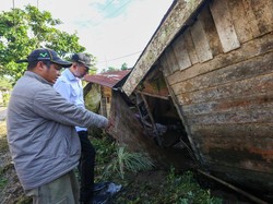 Wagub Sumut Tinjau Lokasi Banjir Bandang di Sembahe