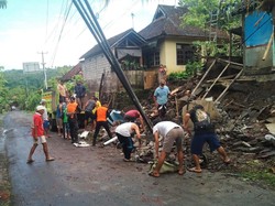 Hujan Deras Landa Karangasem, Dapur-Kamar Mandi Warga Hancur
