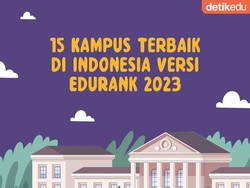Infografis: 15 Kampus Terbaik di Indonesia Versi EduRank 2023