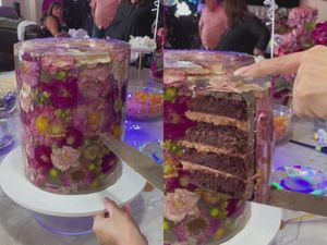 Bukannya Memuji, Netizen Sebut Kue Gelatin Bunga Ini Menjijikkan Bukannya Memuji, Netizen Sebut Kue Gelatin Bunga Ini Menjijikkan