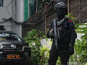 Situasi Terkini Kantor MUI, Digaris Polisi-Siaga Kendaraan Taktis dan Polisi