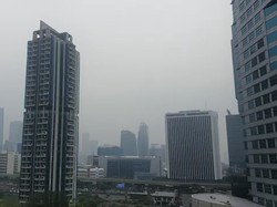 Libur Lebaran Berakhir, Potret Langit Jakarta Hari Ini