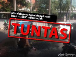 Before-After Perbaikan Sumber Genangan Biang Kerok Jalan Rusak Pondok Indah