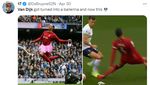 Virgil Van Dijk Habis Jatuh Terbitlah Meme