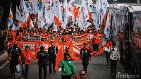 Potret Peringatan Hari Buruh Internasional di Berbagai Negara