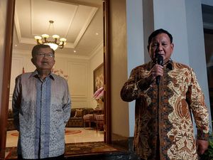 Prabowo Nostalgia Masa Lalu Saat Silaturahmi ke Kediaman JK