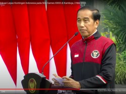 Jokowi Lepas Kontingen RI untuk SEA Games 2023, Target Peringkat 1 atau 2
