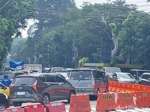 Lalin Macet Imbas Penutupan Jl Otista, Bima Arya: Hari Ini Lebih Cair