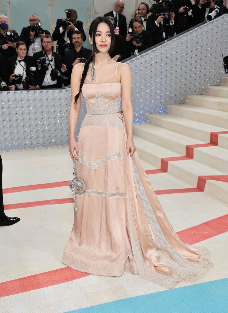 NEW YORK, NEW YORK - MAY 01: Song Hye-kyo attends The 2023 Met Gala Celebrating 