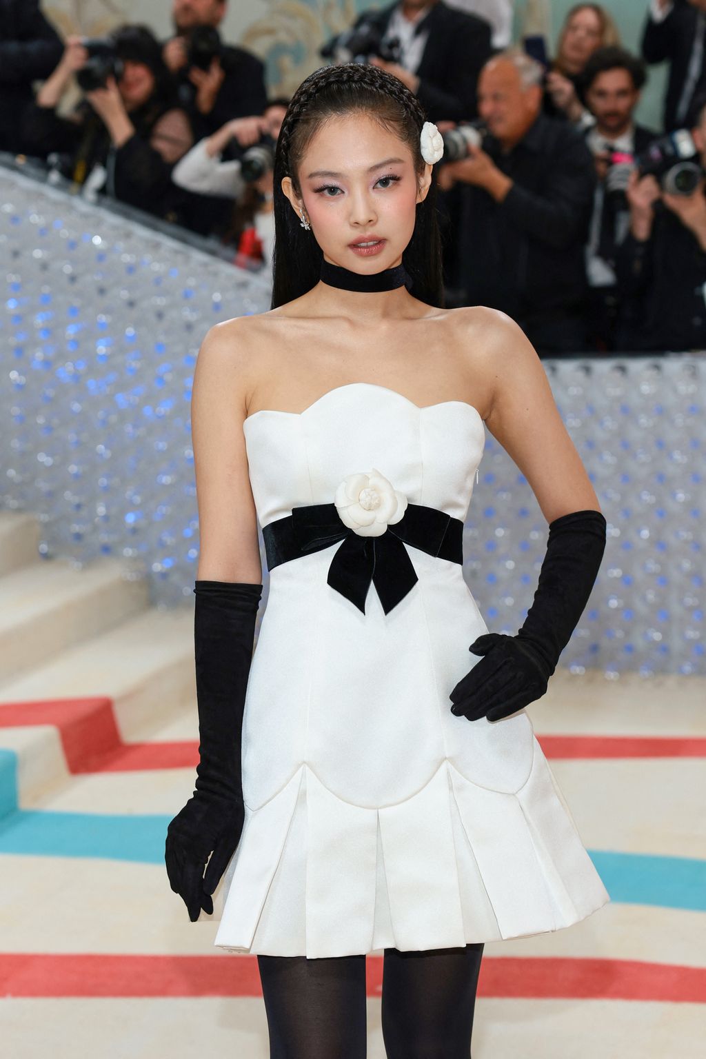 NEW YORK, NEW YORK - MAY 01: Jennie Kim attends The 2023 Met Gala Celebrating 