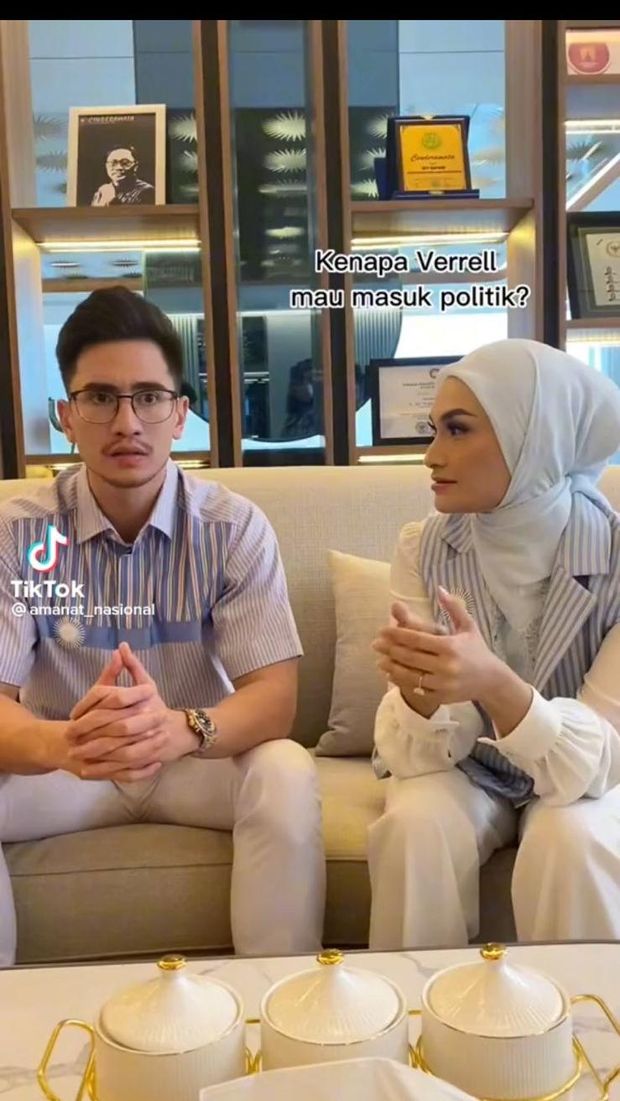 Verrell Bramasta dan Putri Zulhas Verrell Bramasta dan Putri Zulhas