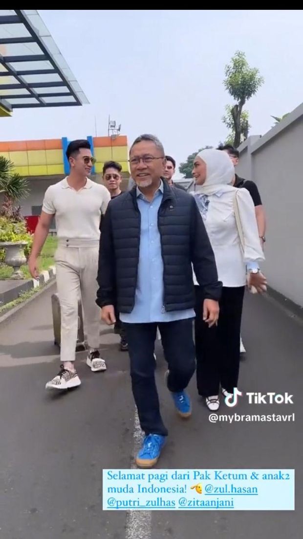 Verrell Bramasta dan Putri Zulhas Verrell Bramasta dan Putri Zulhas