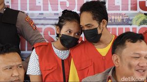 Potret Ikal Laskar Pelangi dan Istri Berbaju Tahanan Kasus Penipuan Open BO