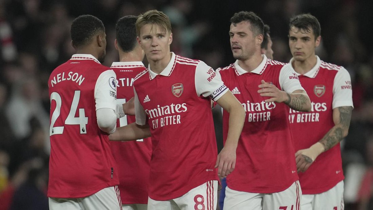 Arsenal bungkam Chelsea 3-1 di Emirates Stadium. (Foto: AP/Kin Cheung)