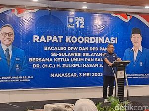 Zulhas Minta PAN Sulsel Segera Daftarkan Bacaleg ke KPU Sambut Pemilu 2024