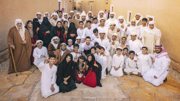 Foto: Messi dan Keajaiban Arab Saudi